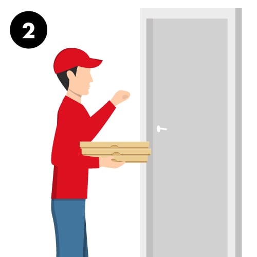 To choose Contactless Delivery, choose to pre-pay via Mastercard or Visa