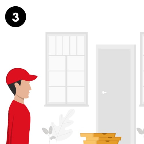 To choose Contactless Delivery, choose to pre-pay via Mastercard or Visa